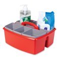 thumbnail image 5 of Large Caddy with Sorting Cups, Red, 2/Carton | Bundle of 5, 5 of 9