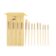 thumbnail image 1 of Juego de 13 brochas de maquillaje profesional con bolsa "Juego de 13 brochas de maquillaje profesional con bolsa  Amarillo, 1 of 5
