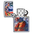 thumbnail image 4 of Zippo Watch Dogs: Legion Mask Design Street Chrome Pocket Lighter, 4 of 6