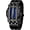 U Black Blue, variant on Mens Creative Binary Digital Watches Unique Matrix LED Watch Futuristic Cool Stainless Steel Wrist Watch
