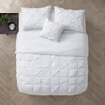 thumbnail image 3 of VCNY Home Carmen 4-Piece White Solid Comforter Set, Queen, Adult, Unisex, 3 of 8