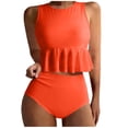 thumbnail image 2 of Taqqpue Tankini Swimsuits for Women High Waisted Bikini Sets Plus Size Two Piece Bathing Suits Tummy Control Swimwear, 2 of 8