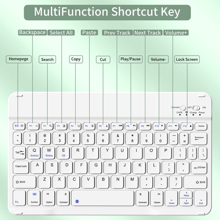 KenKe Detachable Bluetooth Keyboard Case for iPad 10.2" photo 7