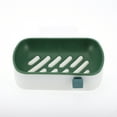 thumbnail image 3 of 1 Pc Wall Mounted Soap Dish Green Soap Dish for Bathroom for Kitchen 5.04"x3.66"x1.18", 3 of 6