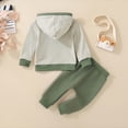 thumbnail image 6 of Zshosam Toddler Hoodie Set Boys Boys Clothing Set Hoodie & Cargo Pants Outfits Set Fashion Clothing Size 2T 3T,(Green 2-3 Years), 6 of 6