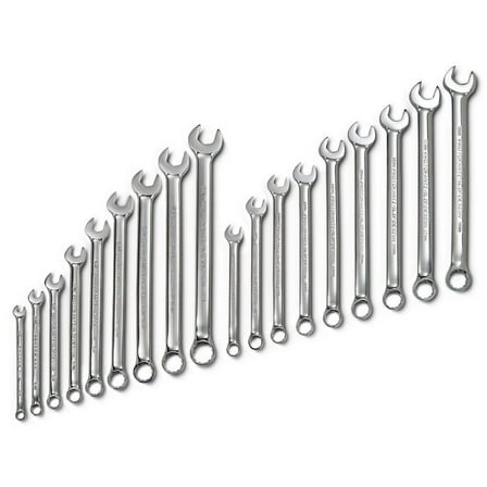 Proto Fractional And Metric Combination Wrench Set 12 Point 18Pc