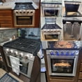 thumbnail image 2 of CAMPLUX Classic 21 In RV Stove Gas Range , Propane Gas Range Oven with 3 Burners Cooktop, 2 of 13