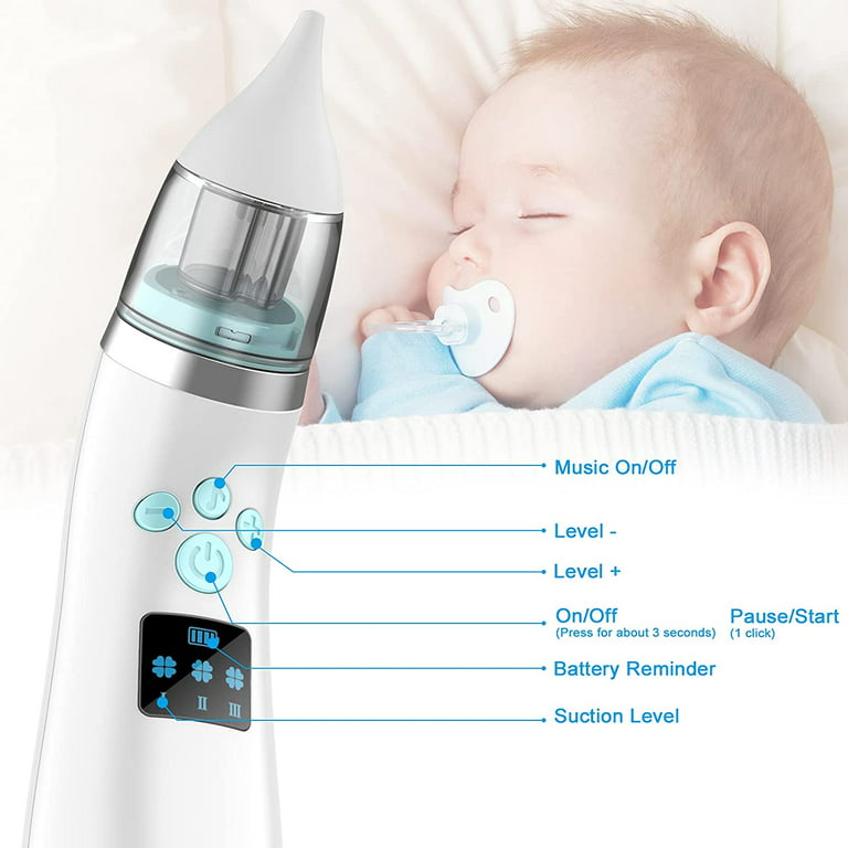 Electric Baby Nasal Aspirator Newborn Nose Sucker Cleaner Suction With Booger  Pickers Automatic Mucus Removal For Infants Kids - Household Health  Monitors Accessories - AliExpress