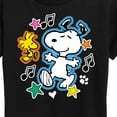 thumbnail image 3 of Peanuts - Snoopy Woodstock Patches - Women's Short Sleeve Graphic T-Shirt, 3 of 6