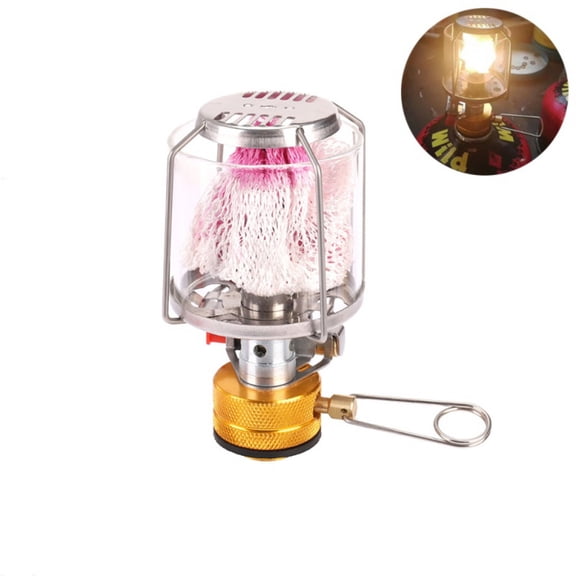 2 IN 1 Camping lampPortable Gas Heater Outdoor Camping Warmer Butane