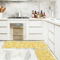 thumbnail image 5 of Yellow Daisy Spring Kitchen Rugs Set of 2 Flower Door Mat White Floral Non Slip Floor Rugs for Home Kitchen Room Decor Supplies, 5 of 6