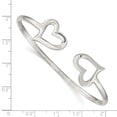 thumbnail image 2 of 925 Sterling Silver Bangle Bracelet Cuff, 2 of 6