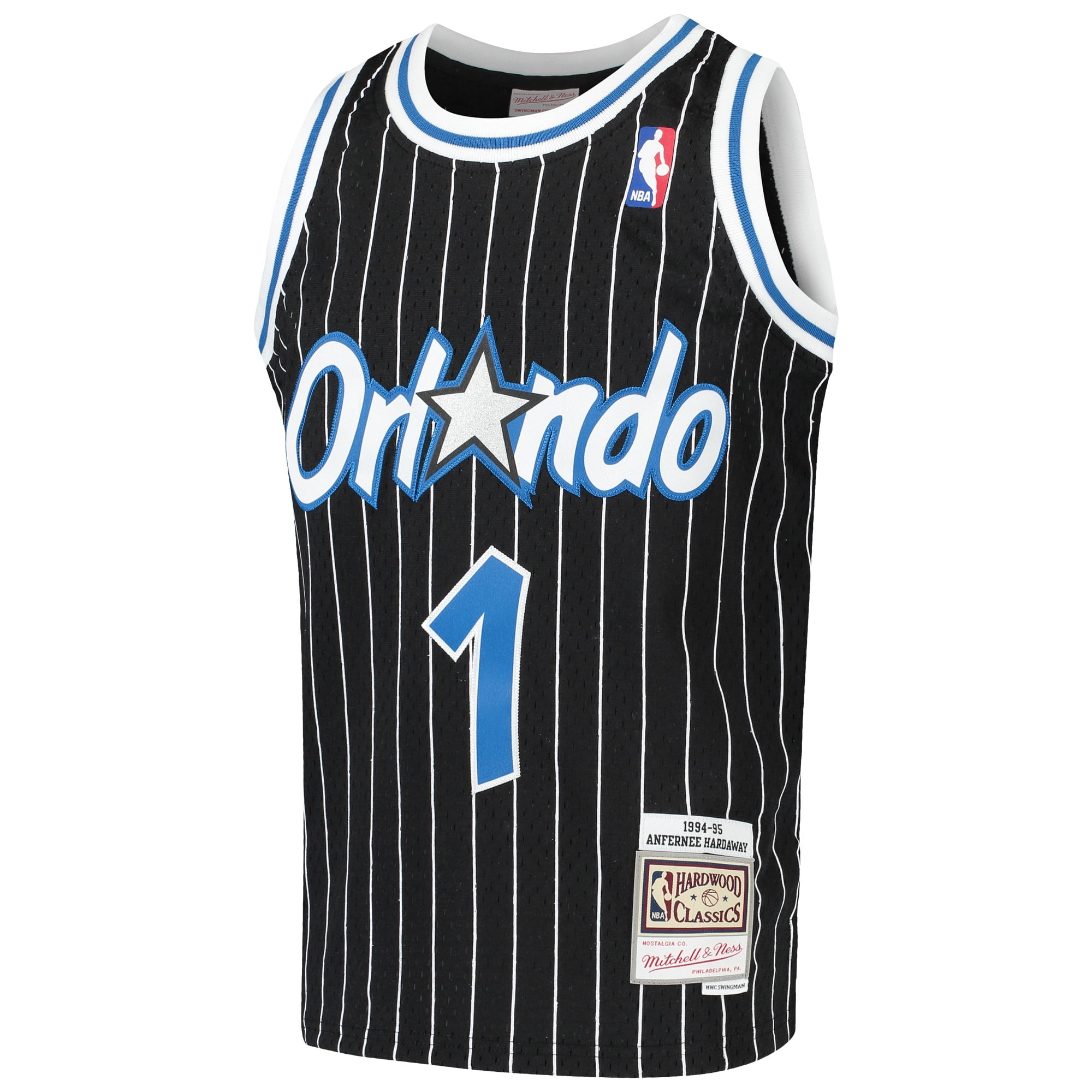 Youth Mitchell & Ness Penny Hardaway Black Orlando Magic