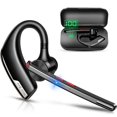 thumbnail image 1 of Auriculares Bluetooth New Bee m51 inalámbricos con funda de 500 mAh, 80 h, 1 of 7