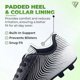 thumbnail image 4 of Vizari Botas de Fútbol USA Stealth para Terreno Firme para Niños: Calzado Deportivo Duradero y Ligero para Niños y Niñas, Blanco/negro, Talla 13.5., 4 of 6