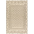 thumbnail image 2 of Hauteloom Albus Wool Living Room, Bedroom Area Rug - Bordered - Boho, Bohemian Carpet - Modern Farmhouse - Brown, Gray, Beige, Cream - 6' x 9', 2 of 8