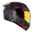 thumbnail image 2 of Casco Shaft Sh560 Gris Mate Circuit Mica Transparente Repuesto Rojo Cerrado gris L, 2 of 5