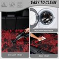 thumbnail image 5 of COEQINE SUV Trunk Mat Stylish Cargo Cover Dog Seat Cover for Dogs Cats, Scratch-proof Machine Washable Vehicle Interior Accessories for Travel, Bloody Print Cobweb, 5 of 7