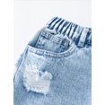 thumbnail image 5 of Kiijoy Girls Ripped Wide Leg Jeans Distressed Streetwear Denim Pants, Blue, Sizes 5-16, 5 of 7