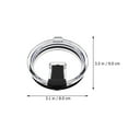 thumbnail image 2 of UPOUART 6Pcs Travel Mug Lid Replacement Black AS Plastic Temperature Retention Daily Use, 2 of 8