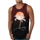 thumbnail image 1 of Camiseta sin mangas de cuello redondo para hombre, moda informal de verano, chaleco holgado, estampado deportivo, camiseta sin mangas de cuello redondo, blusa de poliéster para hombre, 1 of 3