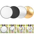 thumbnail image 4 of Round Reflector Panel, Reflector Panel, Photography Light Light Reflector For Indoor Outdoor Photography Fill Light Photo Studio Photography Accessory 110cm, 4 of 8