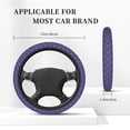 thumbnail image 5 of Daiia Lavender Flowers Steering Wheel Cover Auto Steering Wheel Covers Breathable Anti-Slip Steering Wheels Car Interior Decor Accessories for Men Women Universal 15 Inch, 5 of 8