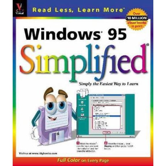 Pre-Owned Windows 95 Simplified (Idg's 3-D Visual) (Paperback) 1568846622 9781568846620