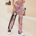 thumbnail image 4 of Demon Slayer Nezuko Women's Wide Leg Yoga Pant Comfy Loose Sweatpants High Waist Lounge Casual Athletic Pant Workout Joggers Pant, 4 of 8