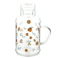 thumbnail image 1 of Bearachild 1000ml Olla de vidrio Estilo breve Taza de bebida fría Resistente a altas temperaturas Hervidor de vidrio de borosilicato Bebida transparente Barra de herramientas No.1 Bearachild HA026371-01, 1 of 1
