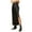 Z3 Black, variant on Women's Satin High Waisted Maxi Skirts Waistband Elegant Side Slit A Line Long Skirt(Color:Black,Size:M)