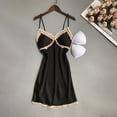 thumbnail image 2 of iopqo lingerie for women ladies pajamas suspenders underwear thin fashion pajamas home wear black xl, 2 of 3