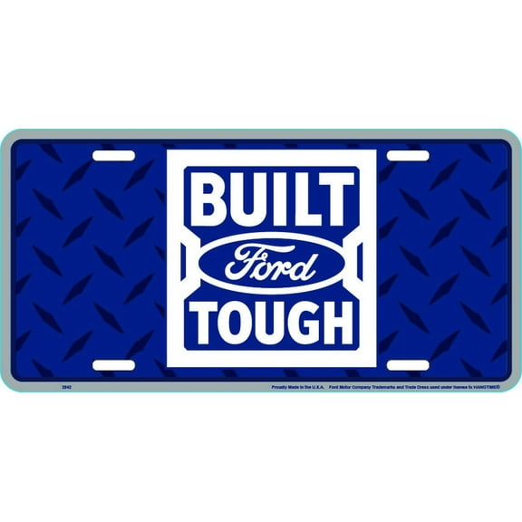 Hangtime Ford Built Tough 6x12 License Plate
