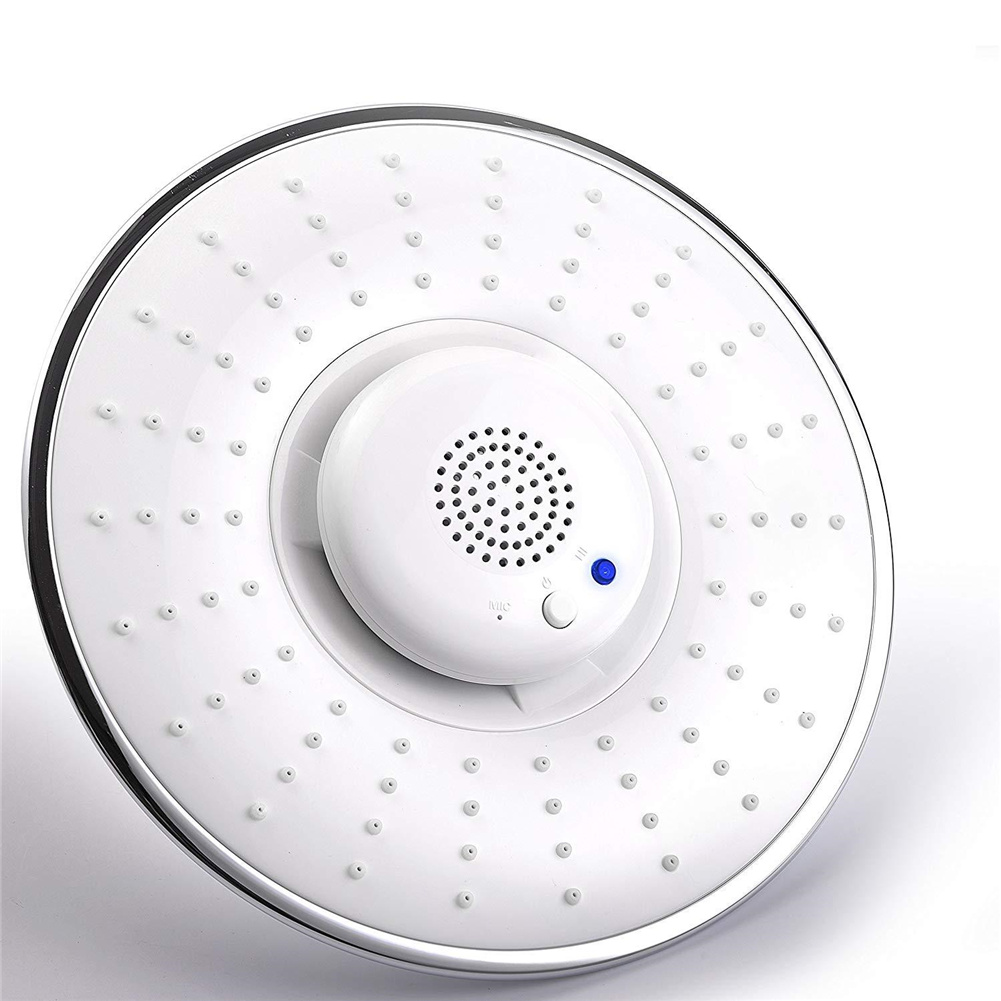 Portable Detachable Shower Head with Bluetooth Speaker, Bathroom Wireless Speaker Shower Head