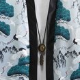 thumbnail image 4 of Rebeca Con Estampado de Verano Para Hombre, Camisa Japonesa, Impresión Sin Posicionamiento Odeerbi ODB-6, 4 of 9