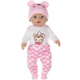 thumbnail image 7 of Uutvery 18 Inch Doll Clothes Set, Soft Elastic Fabric Easy Dress Up Outfit for Doll, Christmas Holiday Party Wear Gift, 7 of 7