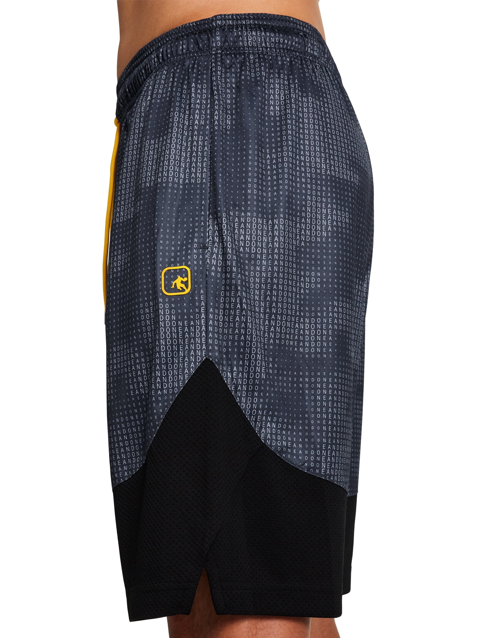 AND1 Men's and Big Men's Active Dribbling Short, 10" Inseam, up to Size 5XL