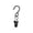 Black, variant on Hanging Clip,Spring Loaded Stainless Steel S Hook Fastener Clamp for String Light Photo Curtain Mounting,Indoor Home Decoration and Outdoor Holiday Scene Layout Multiscenario Household Suspension