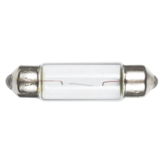 3" Silver and Clear Ancor Bulb Festoon 12 Volts .97A 1.5 Watts 12CP