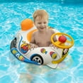 thumbnail image 4 of Small Car Swimming Ring Thickened PVC Children‘s Swimming Ring, 4 of 6