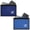 2 PACK - BLUES, variant on Gecko Travel Tech RFID Faraday Bag for Phones & Key Fobs – Privacy Pouch for Anti-Theft and Tracking Protection - BLACK