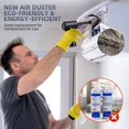 thumbnail image 2 of SHAR Air Duster - Keyboard Cleaner for Desktop - No Air Duster - Reusable - Good Replacement for Air Can - 91000RPM Electric Air Duster - 7600mAh Cordless Air Duster, 2 of 5