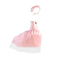 thumbnail image 2 of Traje de ganso de porche Vestido de novia Falda de encaje decorativa Accesorios Tocado Césped Rosa, 2 of 8
