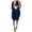 Navy, variant on Odeerbi Christmas Dresses for Women 2025 Fashion Winter Plus Size Loose O-Neck Pocket Christmas Printed Dress