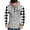 WhiteSudadera cómoda para hombre, variant on YOIAVAIOY Men's Quarter Zip Hoodies Plaid Patchwork Long Sleeve Hooded Sweatshirt Drawstring Athletic Workout Gym Hoodie Purple M