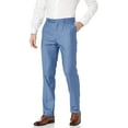 thumbnail image 4 of Caravelli Men's 60530 3-Piece Single Breasted Slim Fit Vested Suit Powder Blue - 46 Long, 4 of 6