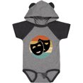thumbnail image 3 of Inktastic Theater Masks Acting Retro Sunset Boys or Girls Baby Bodysuit, 3 of 5