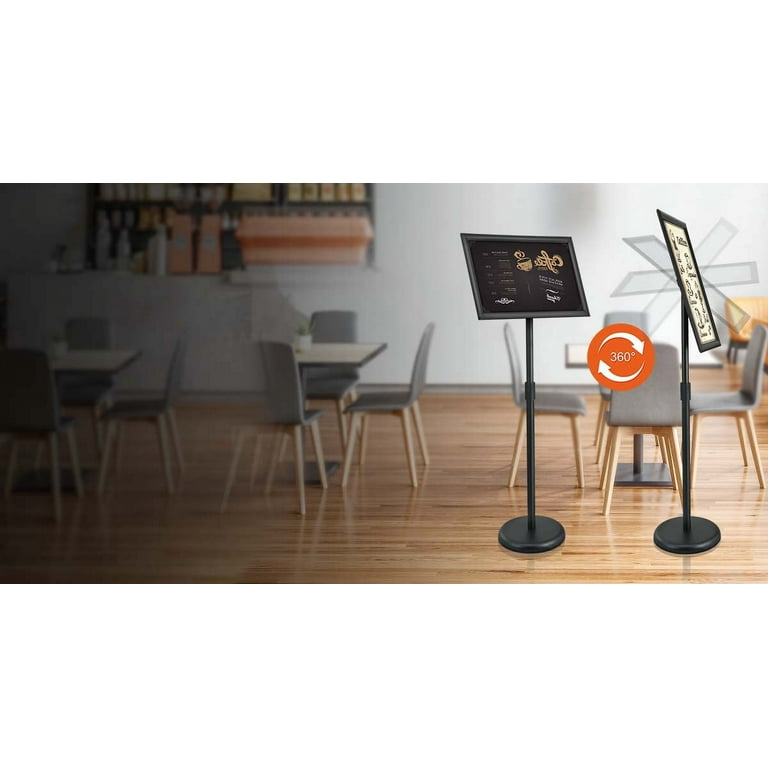 Adjustable Poster Sign Stand 11 "x17" Heavy Duty Floor Standing Sign Holder