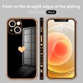 thumbnail image 4 of MasteelfCA Étui de Téléphone Électroplaquée Étui de Protection Antichoc Compatible pour iPhone 13 mini, 4 of 6