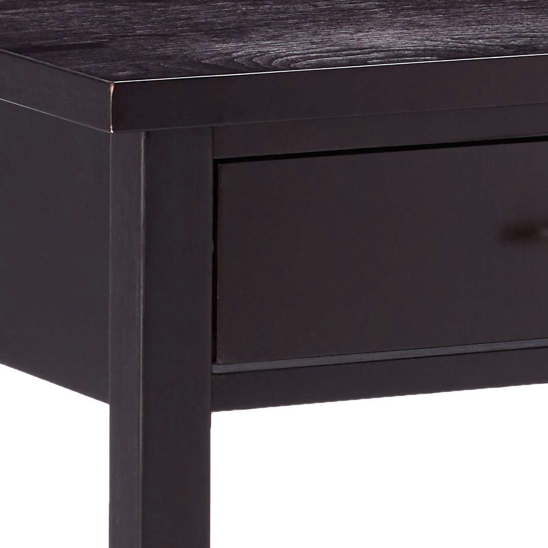 Kings Brand Furniture Traditional Wood Console Entryway Table with 2 Drawers & Lower Shelf, Espresso